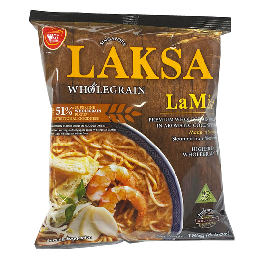Front graphic image of Prima Taste Wholegrain Laksa La Mian 6.5oz