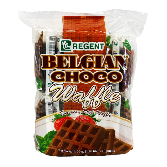 Front graphic image of Regent Belgian Choco Waffle 10.6oz (300g)