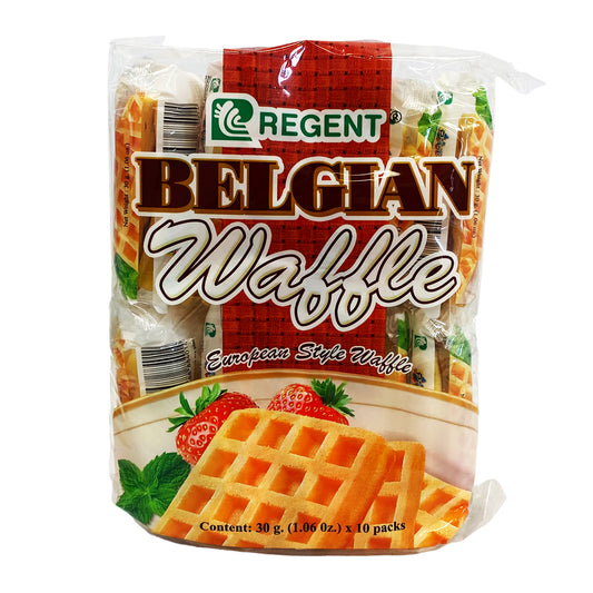 Front graphic view of Regent Belgian Waffle 10.6oz (300g)