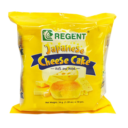 Front graphic image of Regent Japanese Cheese Cake 12oz