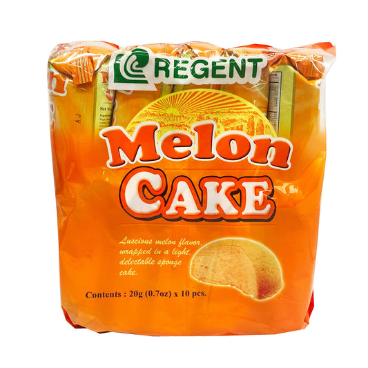Front graphic image of Regent Melon Cake 7oz