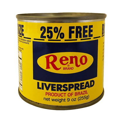 Front graphic image of Reno Liver Spread 9oz