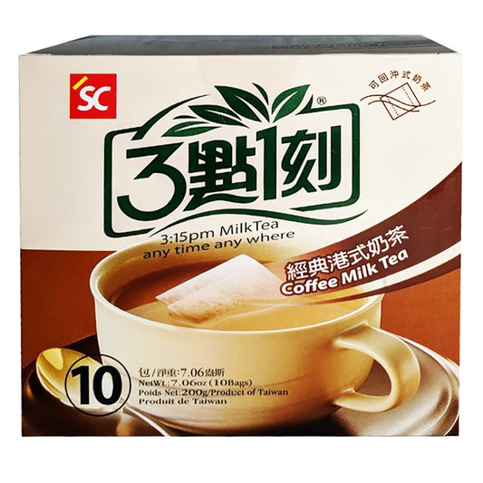 Front graphic image of SC 3:15PM Coffee Milk Tea 7.06oz