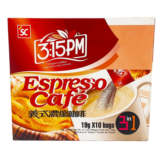 Front graphic image of SC 3:15PM Espresso Cafe 6.7oz
