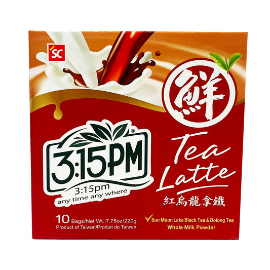 Front graphic image of SC 3:15PM Tea Latte 7.75oz - 3点1刻 红乌龙拿铁 7.75oz