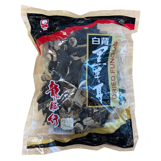 Front graphic image of STR Dried Black Fungus 3oz