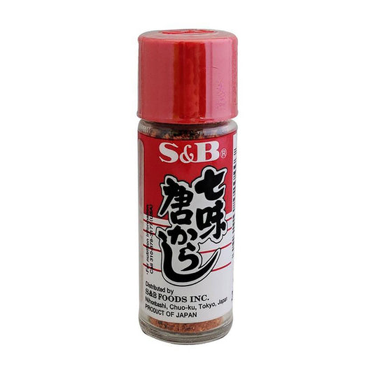Front graphic image of S&B Assorted Chili Pepper Nanami Togarashi 0.52oz