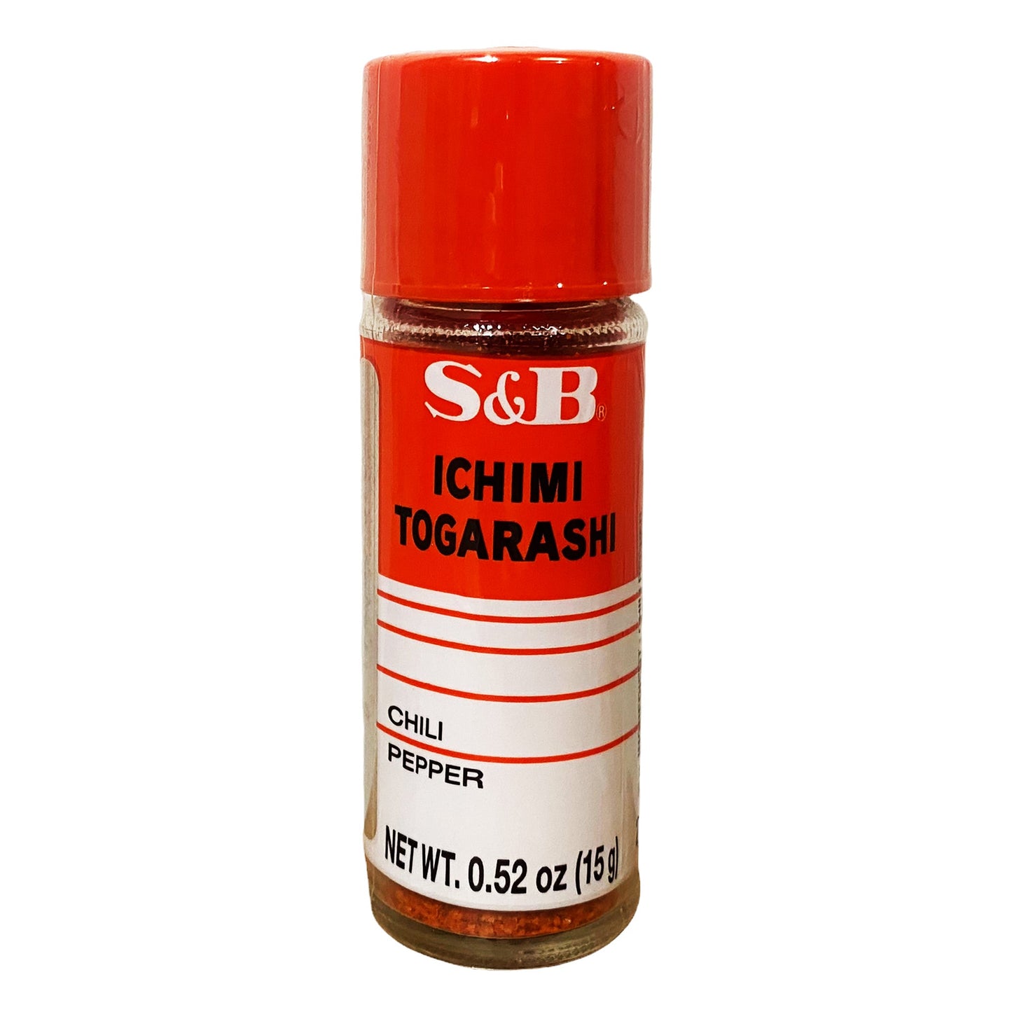 Front graphic image of S&B Ichimi Togarashi Chili Pepper 0.52oz