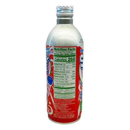 Back graphic image of Sangaria Ramu Bottle - Strawberry Flavor 16.2oz (480ml) 