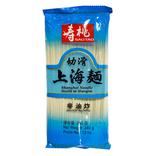 Front graphic image of Sau Tao Fresh Shanghai Noodle 12oz
