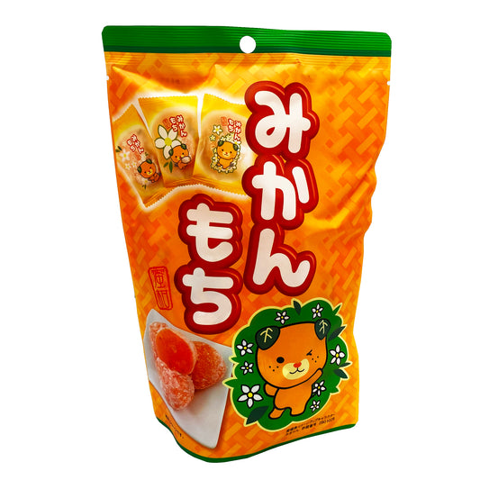 Front graphic image of Seiko Mochi - Mandarin Orange Flavor 4.58oz (130g)
