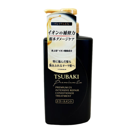 Front graphic image of Shiseido Tsubaki Premium EX Intensive Repair - Conditioner 16.6oz (490ml)