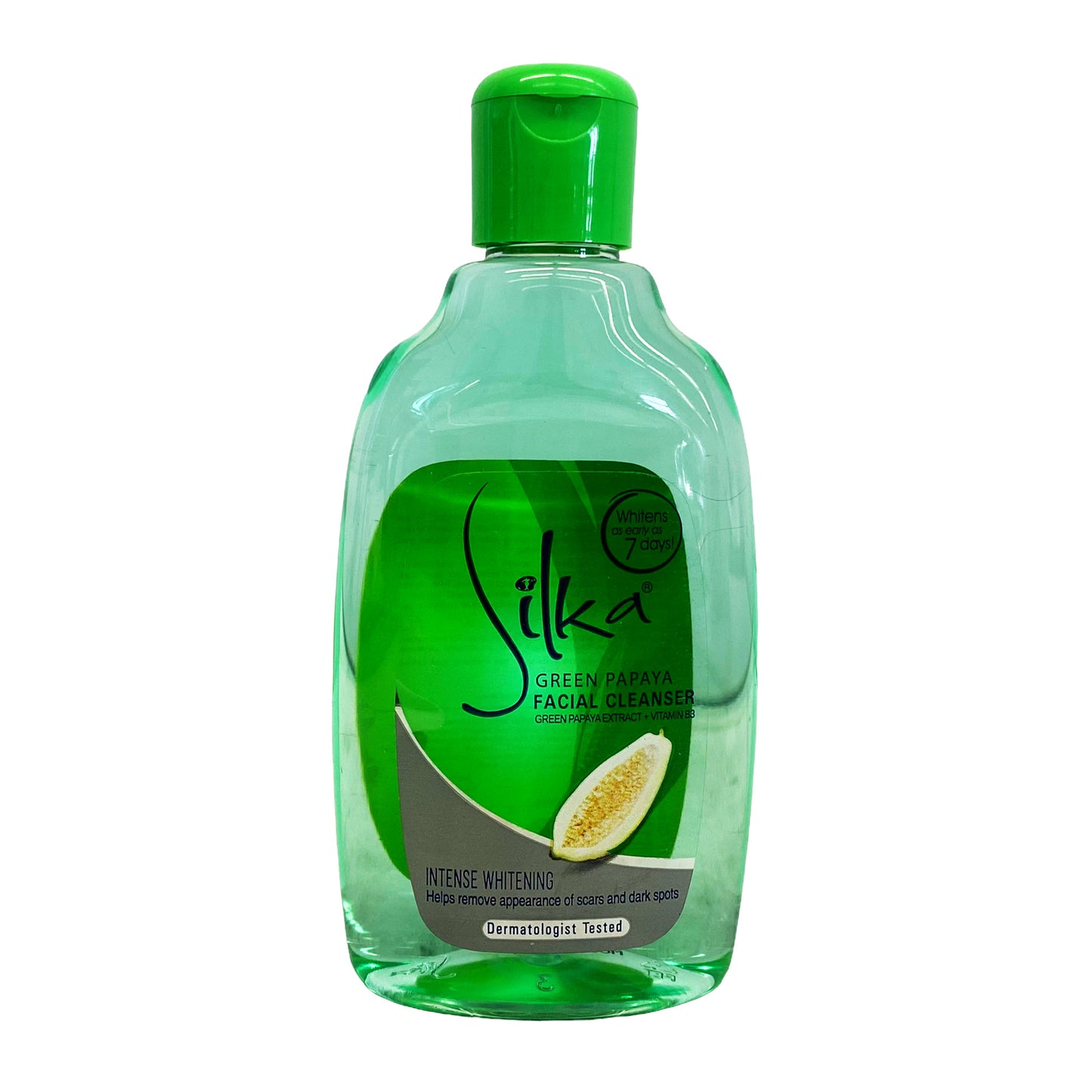 Front graphic image 2 of Silka Facial Cleanser - Green Papaya 5.07oz (150ml)