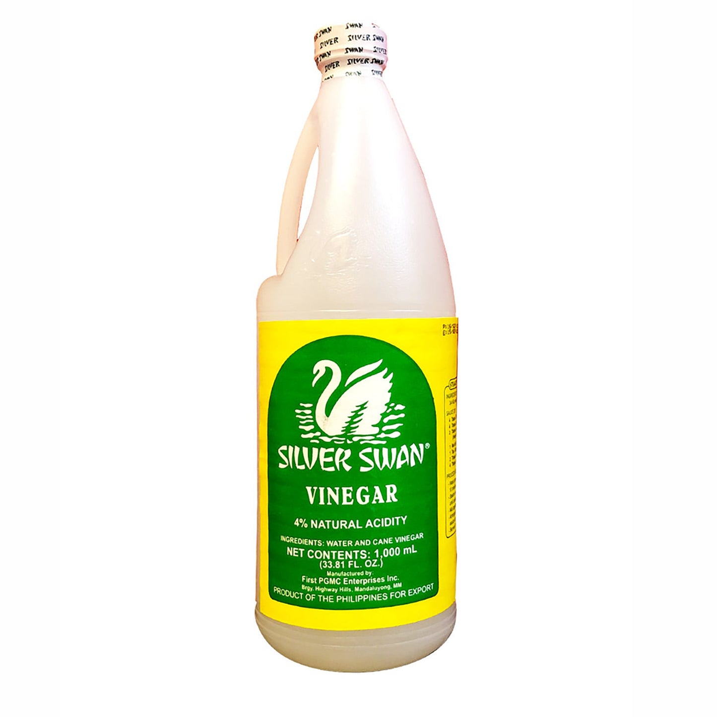 Front graphic image of Silver Swan Vinegar 33.81oz
