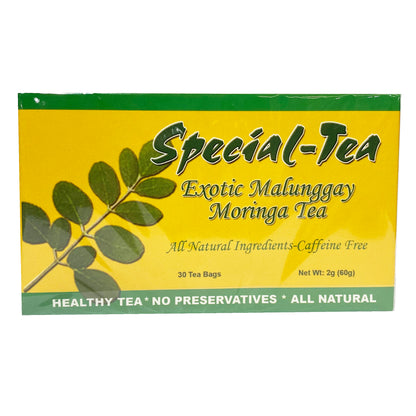 Front graphic image of Special Tea Exotic Malunggay Moringa Tea 2.11oz