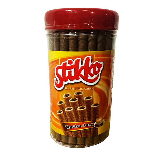 Front graphic image of Stikko Wafer Sticks - Mocha Java Flavor 14.10oz