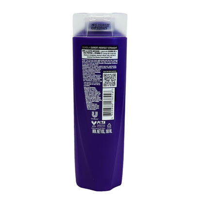 Back graphic image of Sunsilk Perfect Straight Shampoo Purple 6.08oz (180m)