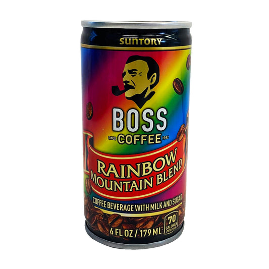 Front graphic image of Suntory BOSS Coffee - Rainbow Mountain Blend 6oz