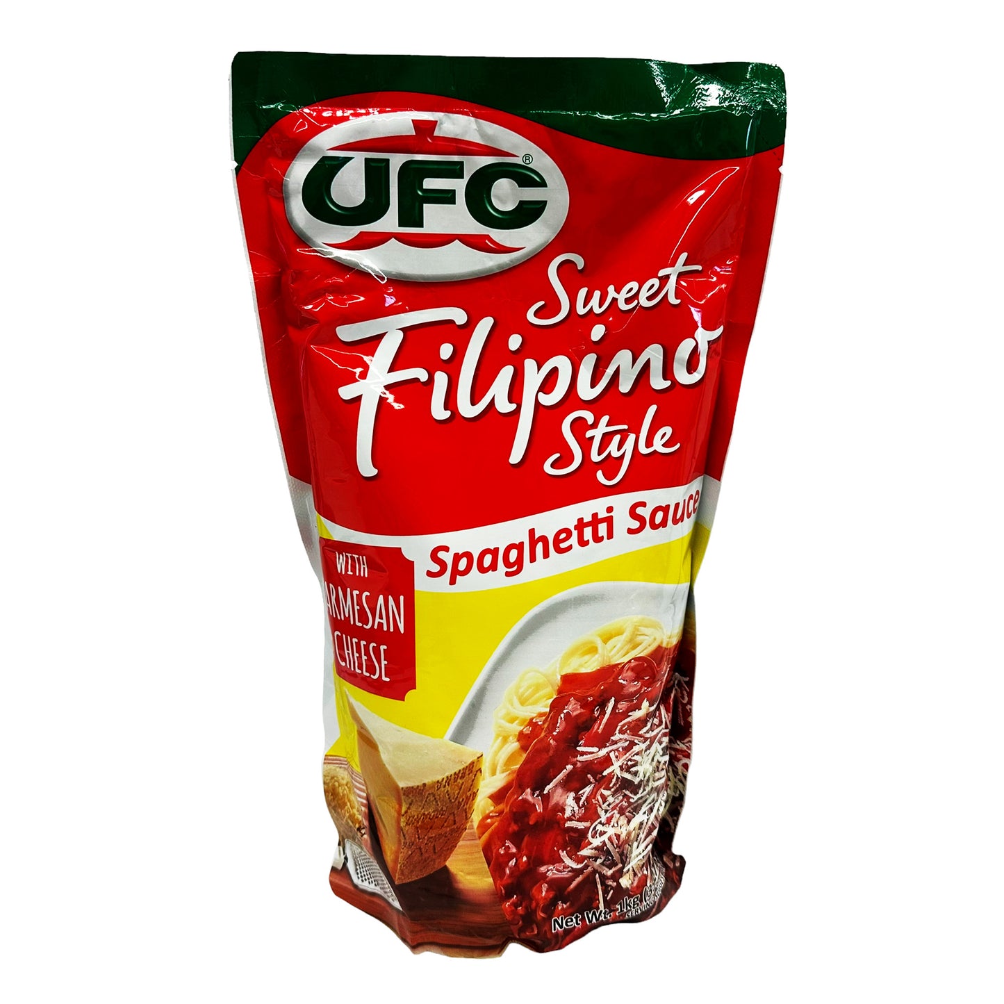 Front graphic image of UFC Sweet Filipino Style Spaghetti Sauce 35oz