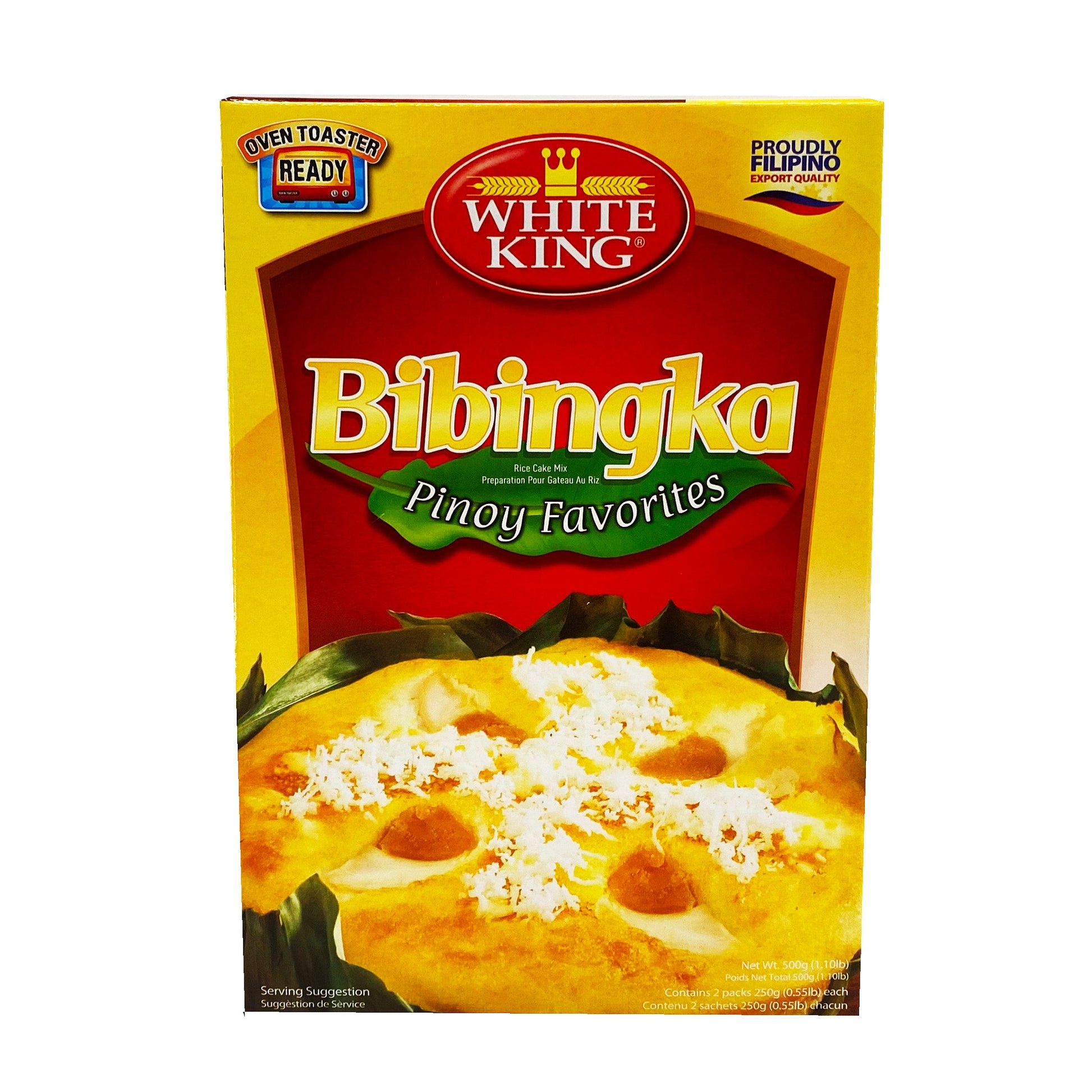 Front graphic image of White King Bibingka Mix 16oz