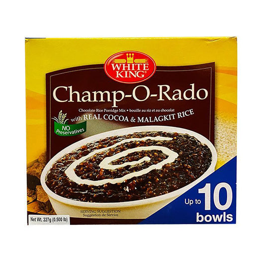 Front graphic image of White King Chocolate Rice Porridge - Champorado Large 8oz