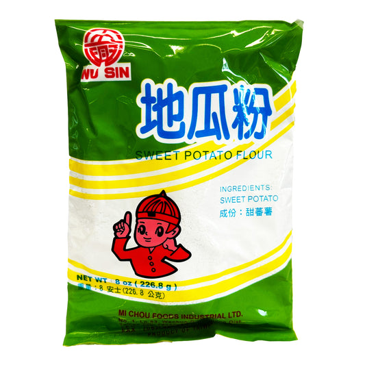 Front graphic image of Wu Sin Sweet Potato Flour 8oz