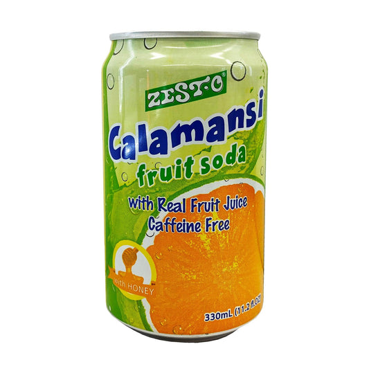 Front graphic image of Zesto Fruit Soda - Calamansi With Honey 11.2oz